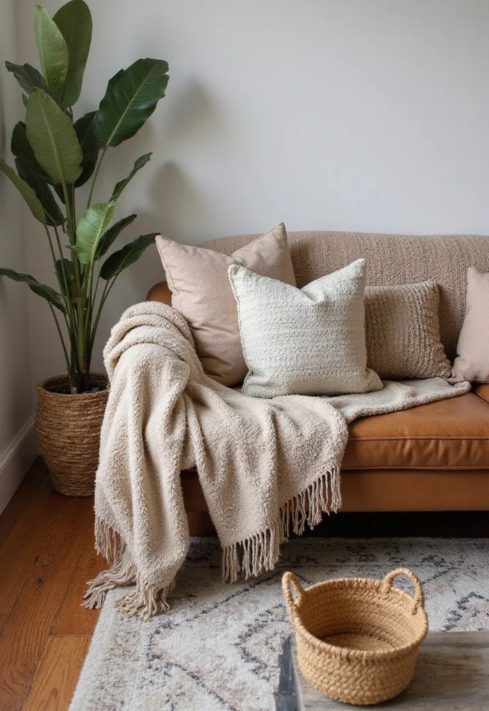 22 Stylish Small Apartment Decor Tips That Will Make You Love Your Space! - 7. Play with Textures 1