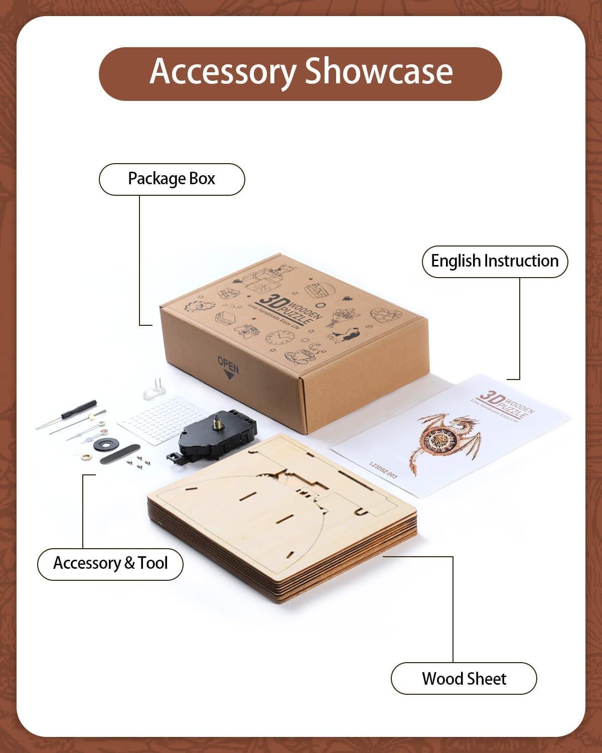 Dragon Clock 3D Puzzle Kit Review: Right for Our Shop?