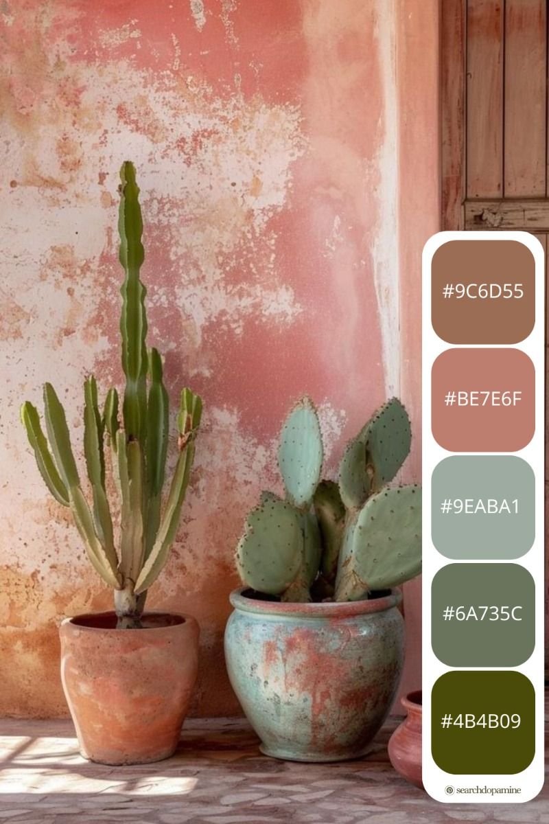 10 Stunning Stamped Concrete Patios That Will Transform Your Outdoor Living Space! - 4. Nature-Inspired Shades for a Serene Retreat 1