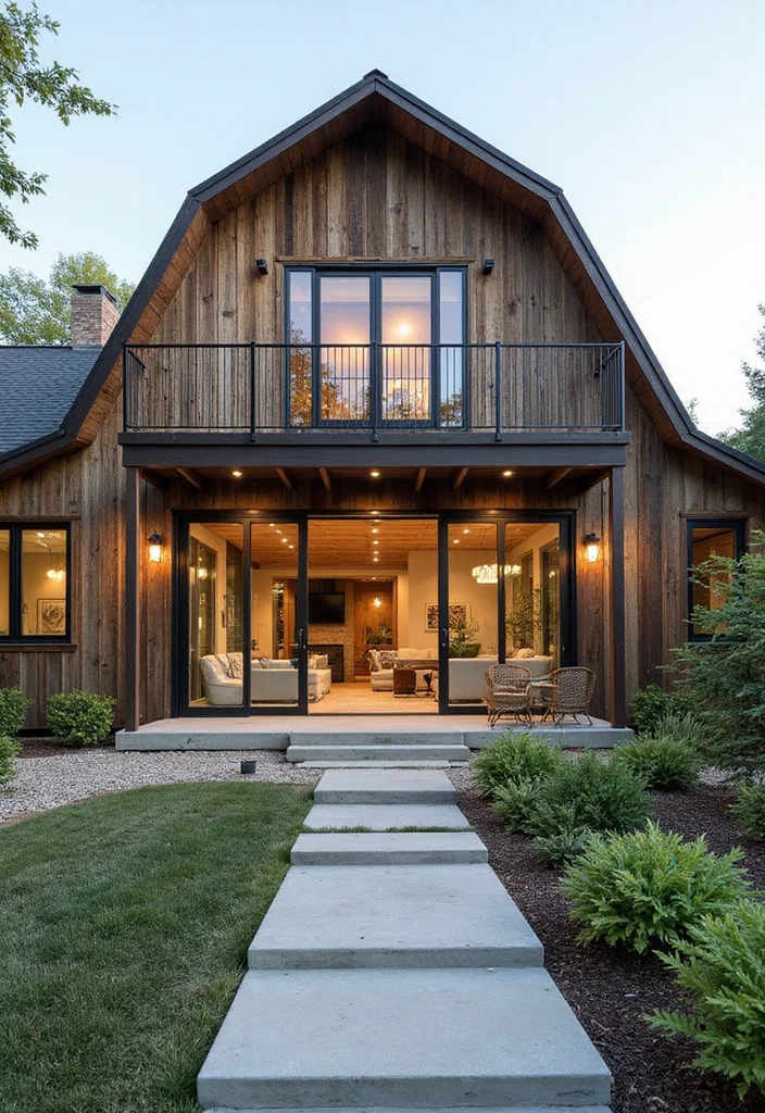 12 Stunning Barndominium Designs That Will Make You Want to Move Right In! - 5. Contemporary Farmstead 1