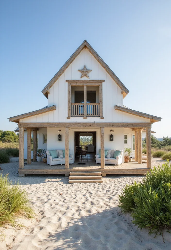 12 Stunning Barndominium Designs That Will Make You Want to Move Right In! - 7. Coastal Vibes 1