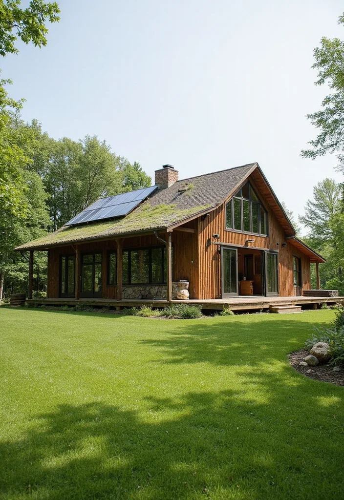 12 Stunning Barndominium Designs That Will Make You Want to Move Right In! - 8. Eco-Friendly Designs 1