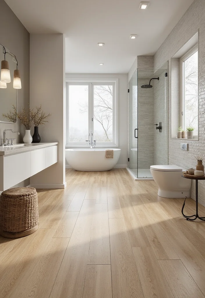 14 Quick Bathroom Updates That’ll Make Your Space Feel Brand New (You’ll Want to Try #6!) - 14. Upgrade Flooring 1