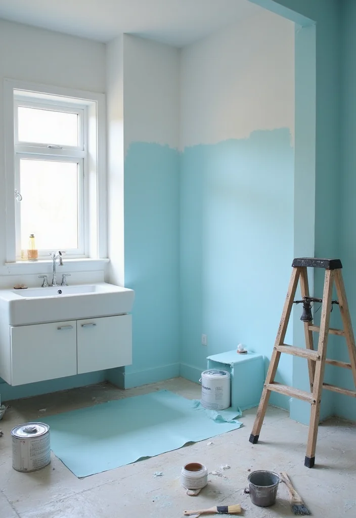 14 Quick Bathroom Updates That’ll Make Your Space Feel Brand New (You’ll Want to Try #6!) - 2. Add a Fresh Coat of Paint 1