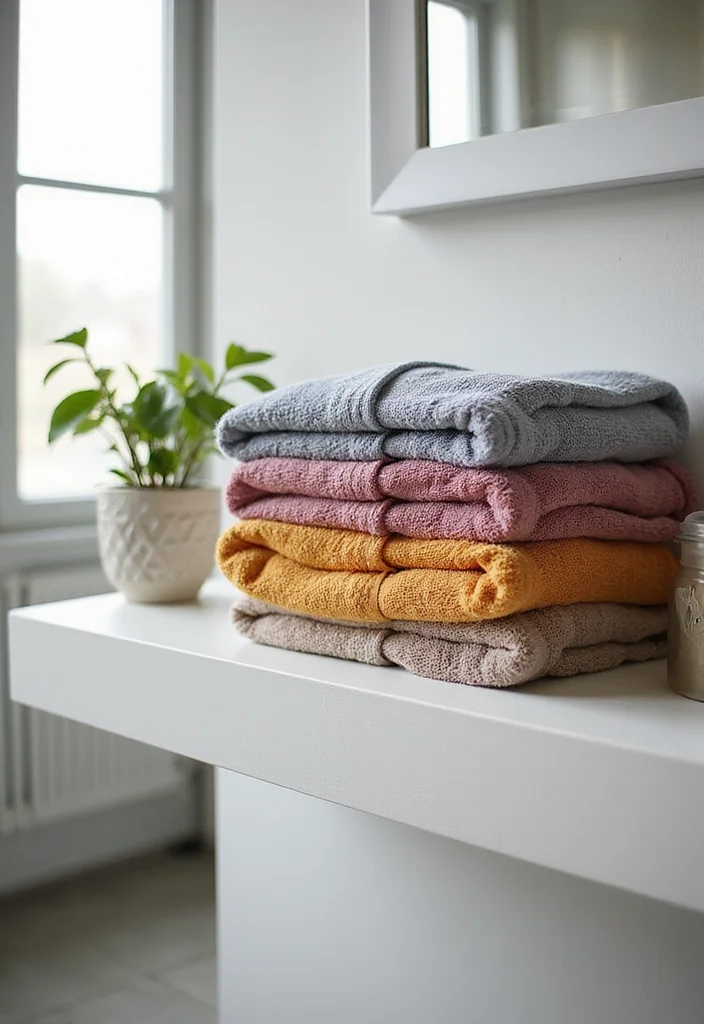14 Quick Bathroom Updates That’ll Make Your Space Feel Brand New (You’ll Want to Try #6!) - 7. Refresh Your Towels and Linens 1