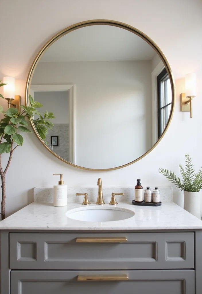 14 Quick Bathroom Updates That’ll Make Your Space Feel Brand New (You’ll Want to Try #6!) - 9. Upgrade Your Mirror 1