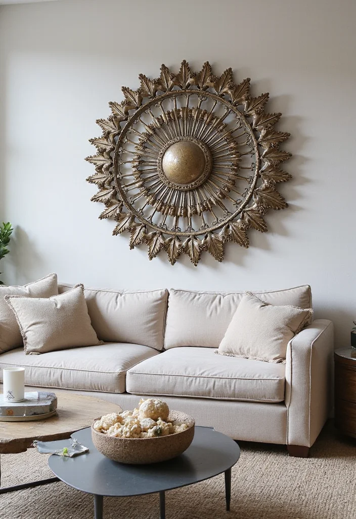 15 Stunning Mexican Wall Art Ideas That'll Brighten Up Any Space (You Won't Believe #7!) - 12. Ornate Metal Wall Art 1