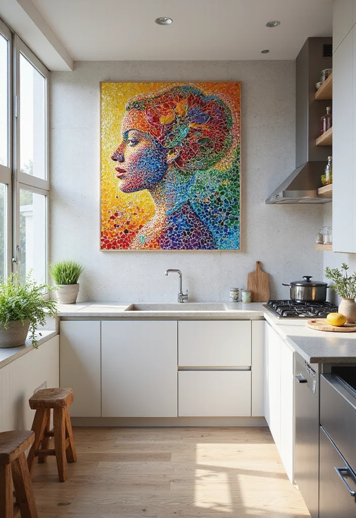 15 Stunning Mexican Wall Art Ideas That'll Brighten Up Any Space (You Won't Believe #7!) - 13. Colorful Mosaics 1