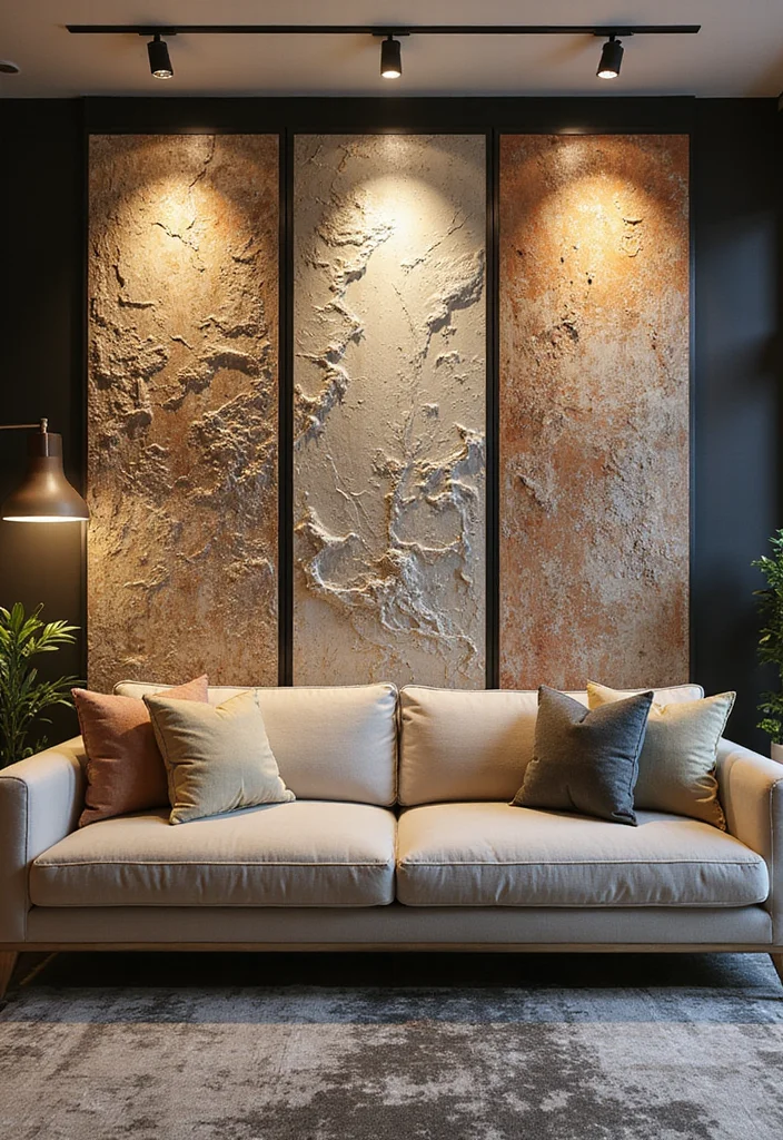 15 Stunning Mexican Wall Art Ideas That'll Brighten Up Any Space (You Won't Believe #7!) - 15. Textured Wall Panels 1