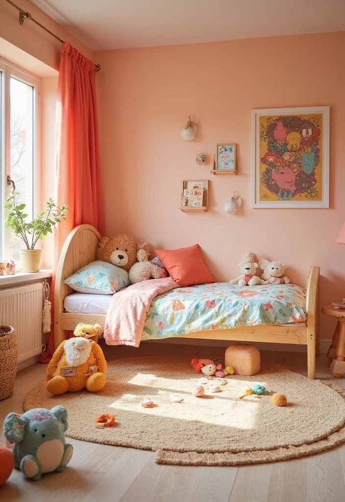 15 Stunning Spring Colors to Refresh Your Home Decor (Warning: #3 Is a Game-Changer!) - 11. Playful Peach: Fun and Inviting 1