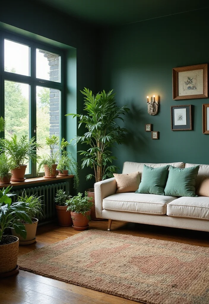 15 Stunning Spring Colors to Refresh Your Home Decor (Warning: #3 Is a Game-Changer!) - 13. Lush Forest Green: Rich and Invigorating 1