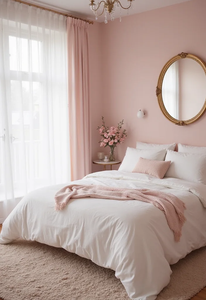 15 Stunning Spring Colors to Refresh Your Home Decor (Warning: #3 Is a Game-Changer!) - 5. Delicate Blush Pink: Soft and Romantic 1