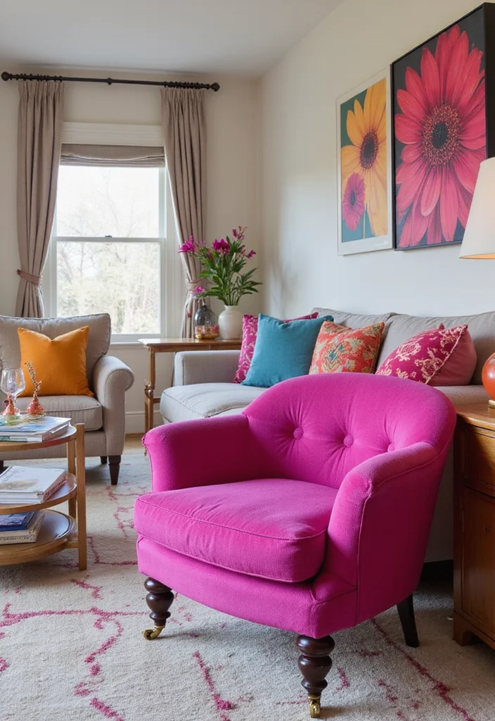 15 Stunning Spring Colors to Refresh Your Home Decor (Warning: #3 Is a Game-Changer!) - 8. Vibrant Fuchsia: A Bold Statement 1