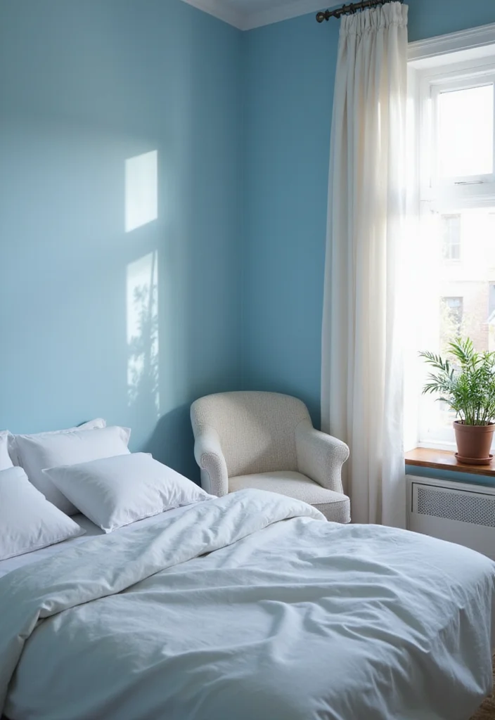 15 Stunning Spring Colors to Refresh Your Home Decor (Warning: #3 Is a Game-Changer!) - 9. Soothing Sky Blue: Calm and Comfortable 1