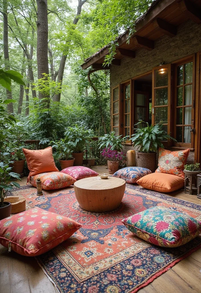 19 Colorful Bohemian Decor Aesthetics That Will Instantly Brighten Your Home! - 12. Unique Furniture Arrangements 1