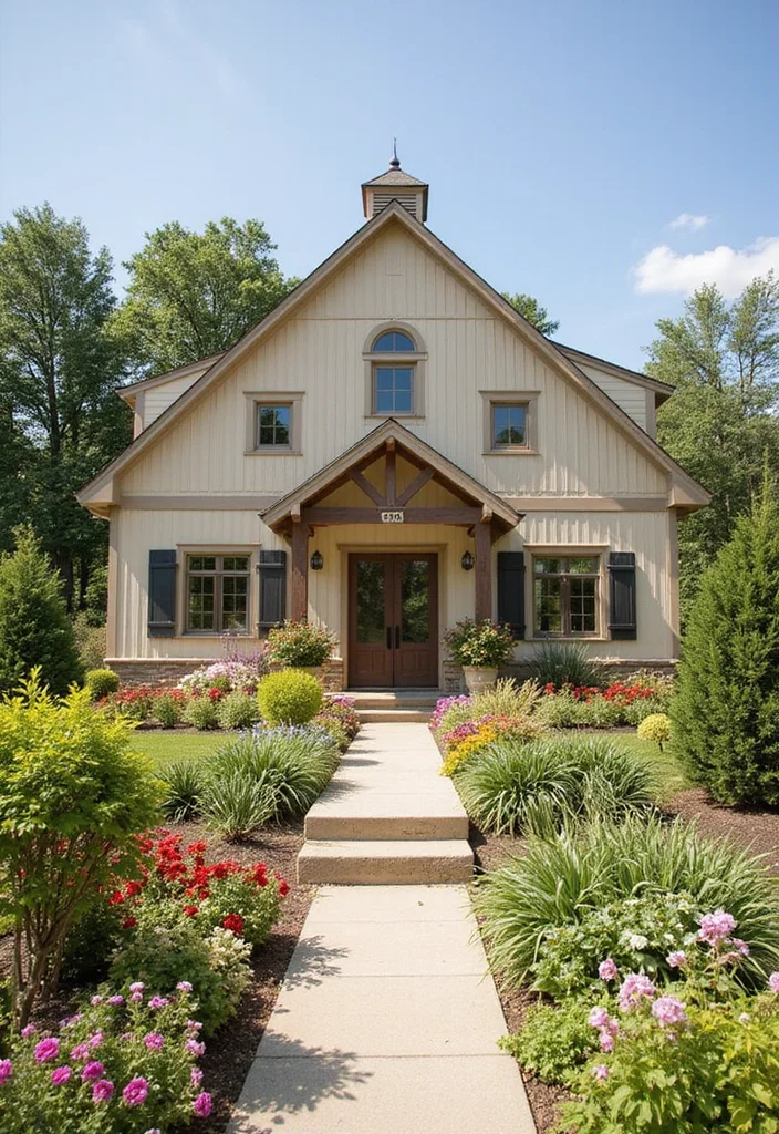 20 Barndominium Exterior Colors That Will Leave Your Neighbors in Awe! - 11. Classic Beige 1