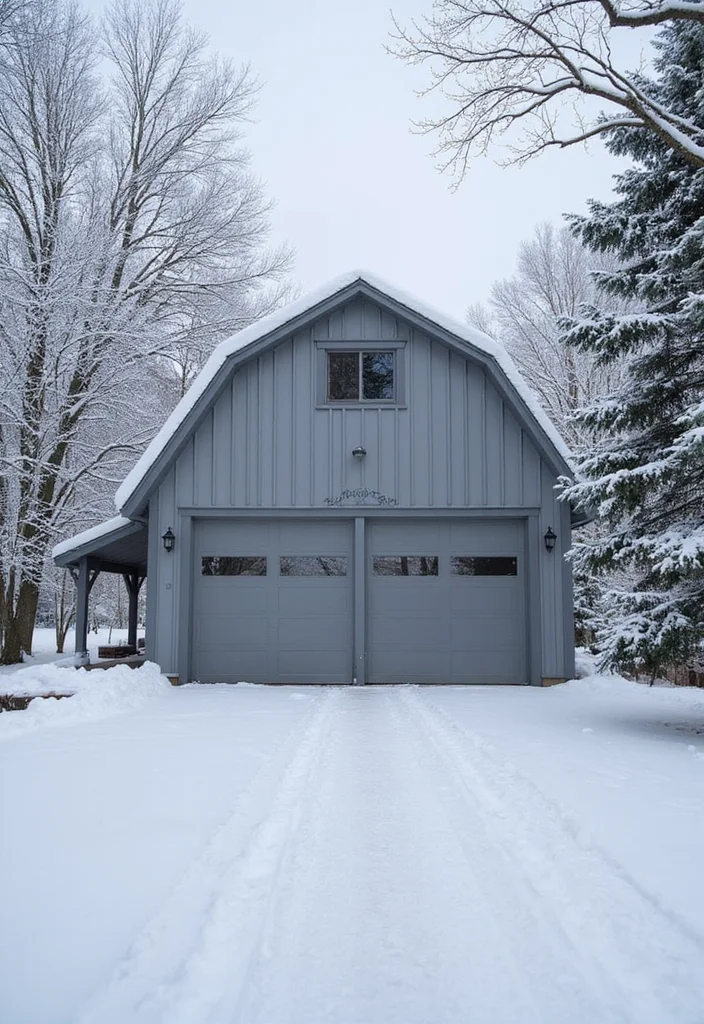 20 Barndominium Exterior Colors That Will Leave Your Neighbors in Awe! - 18. Cool Gray 1
