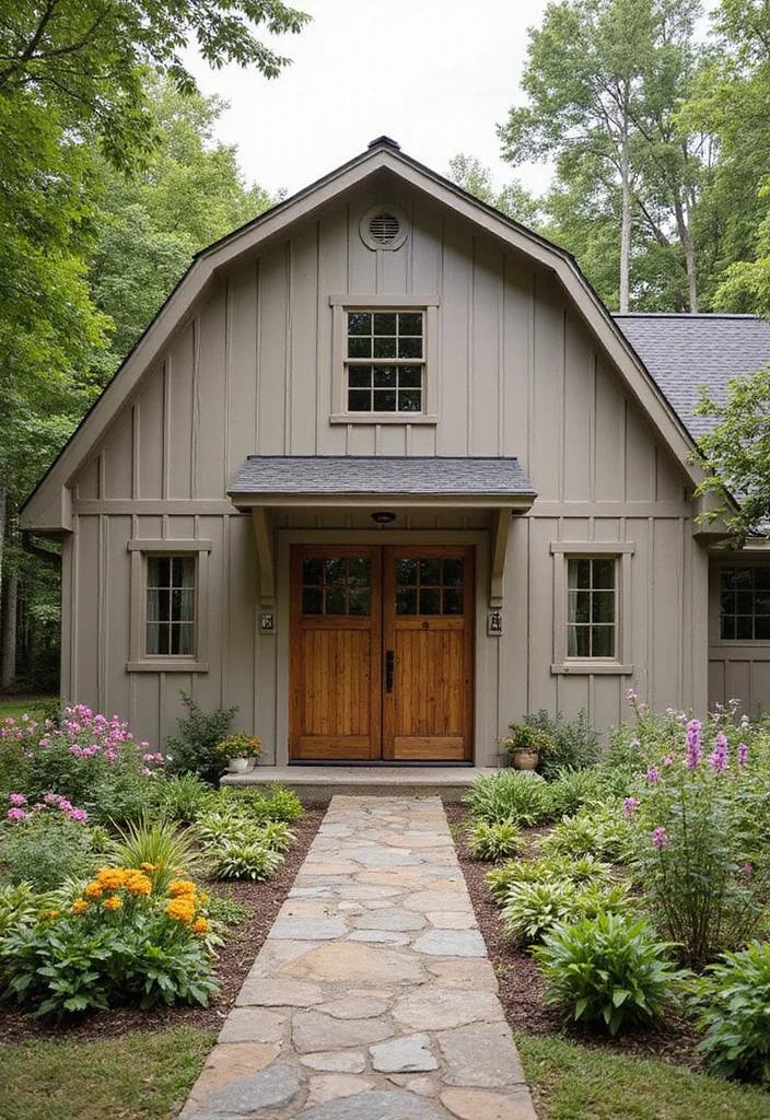 20 Barndominium Exterior Colors That Will Leave Your Neighbors in Awe! - 5. Earthy Taupe 1