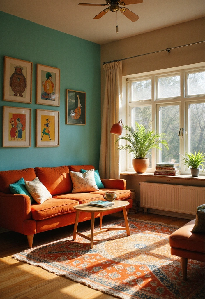 21 Stunning Contemporary Living Room Designs That Will Make You Say 'Wow!' - 18. Retro-Futurism 1