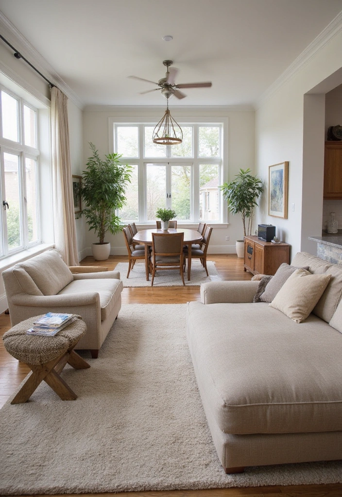 21 Stunning Contemporary Living Room Designs That Will Make You Say 'Wow!' - 9. Open Concept Living 1