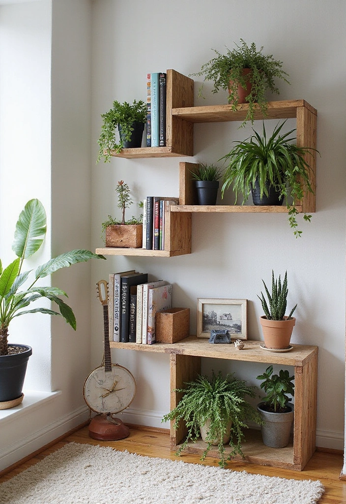 25 Budget Home Decor Hacks That'll Transform Your Space Without Breaking the Bank! - 13. Repurposed Shelving 1