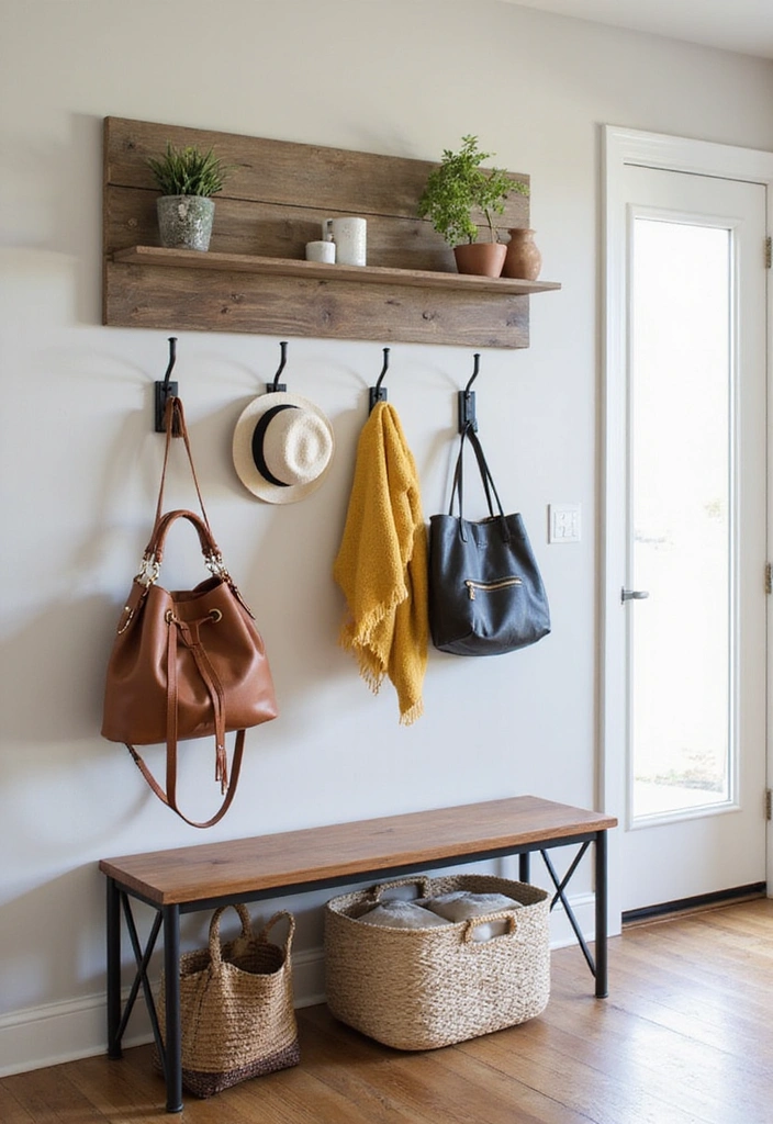25 Budget Home Decor Hacks That'll Transform Your Space Without Breaking the Bank! - 21. Crafty Wall Hooks 1