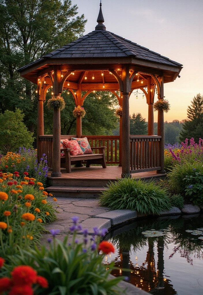 25 Cozy Rustic Outdoor Spaces That Will Make You Want to Live Outside! - 1. Whimsical Garden Retreat 1