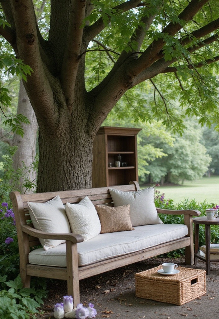 25 Cozy Rustic Outdoor Spaces That Will Make You Want to Live Outside! - 6. Serene Reading Nook 1