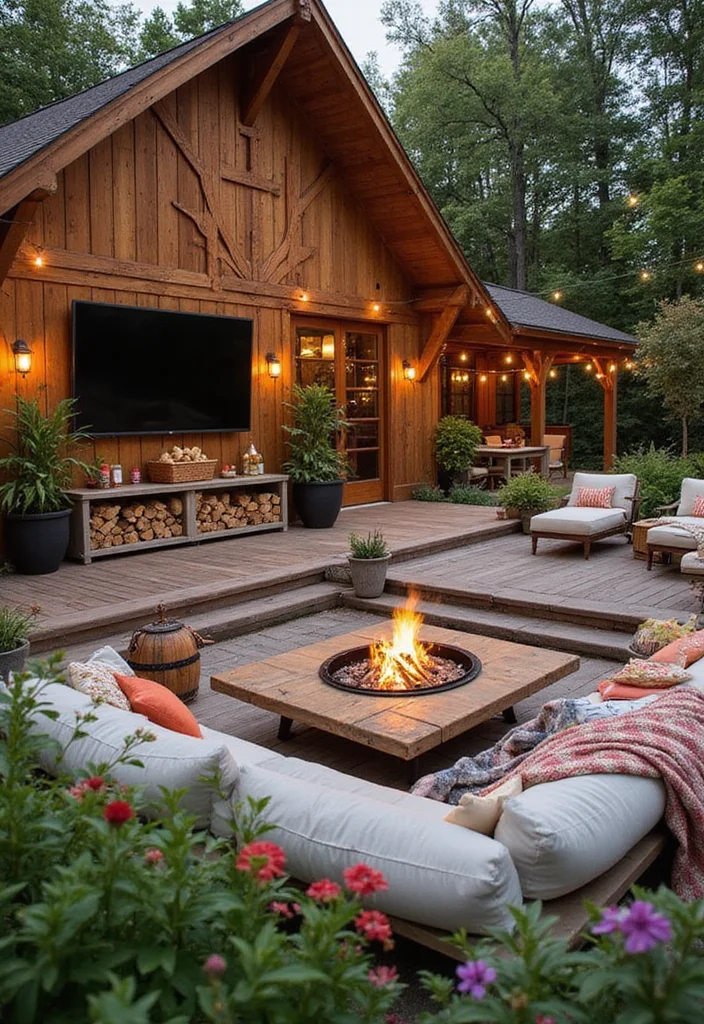 25 Stunning Barndominium Floor Plans That Redefine Rustic Living (You Won't Believe #12!) - 11. The Entertainment Haven 1