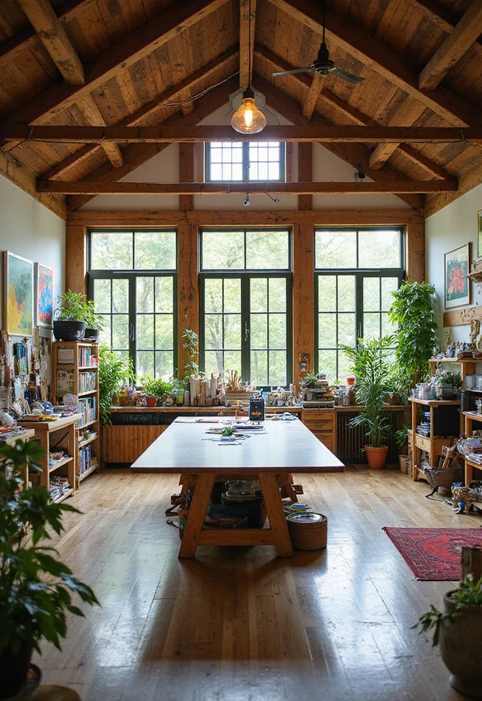 25 Stunning Barndominium Floor Plans That Redefine Rustic Living (You Won't Believe #12!) - 16. The Creative Studio 1