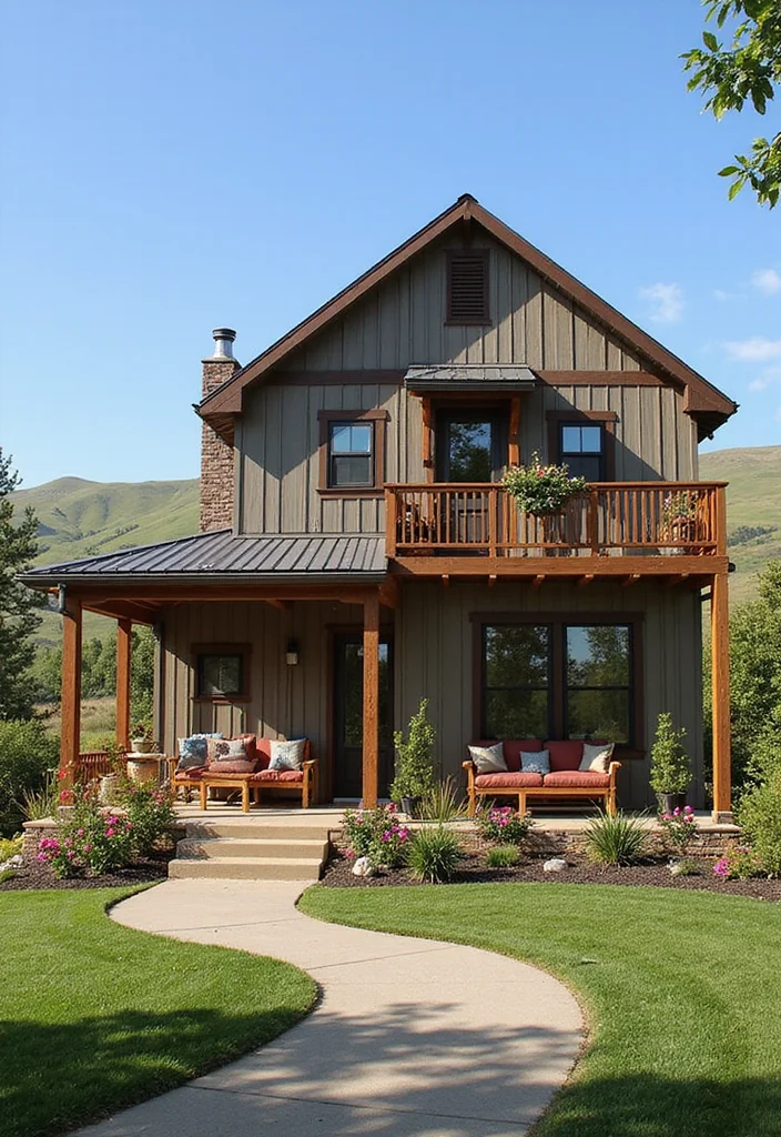 25 Stunning Barndominium Floor Plans That Redefine Rustic Living (You Won't Believe #12!) - 2. The Two-Story Delight 1