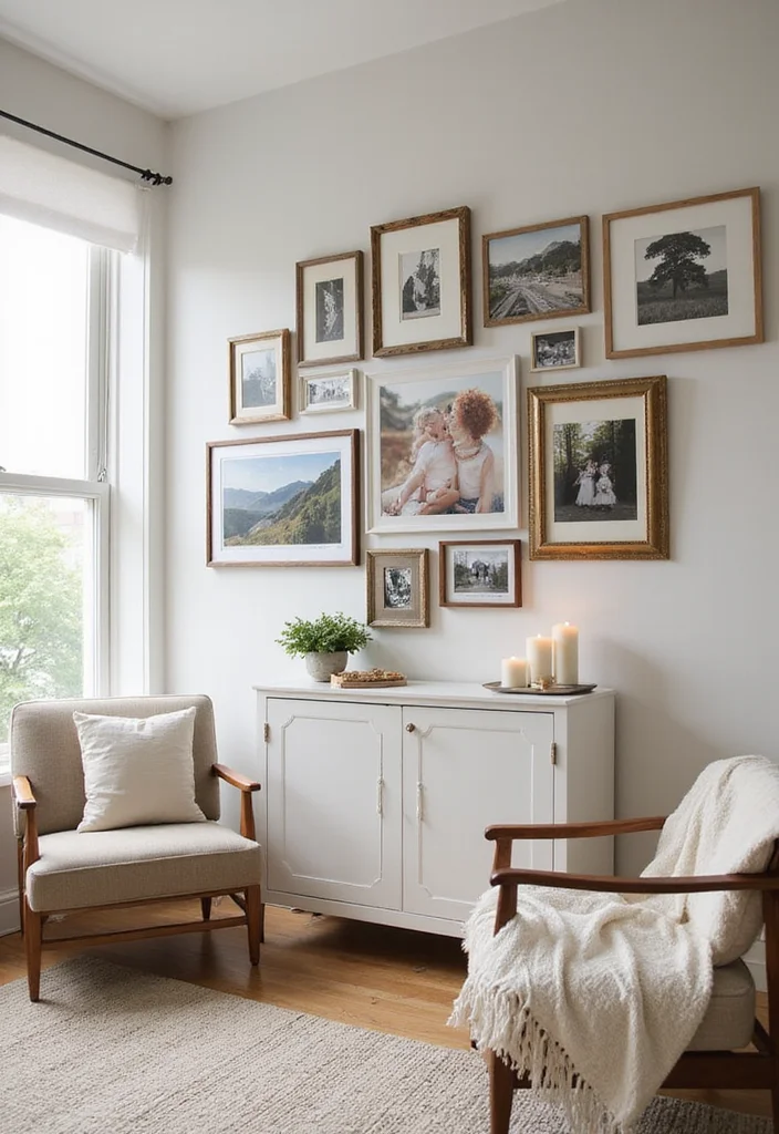 25 Stunning Photo Wall Concepts That'll Transform Your Space (You'll Want to Copy #12!) - 1. The Classic Gallery Wall 1