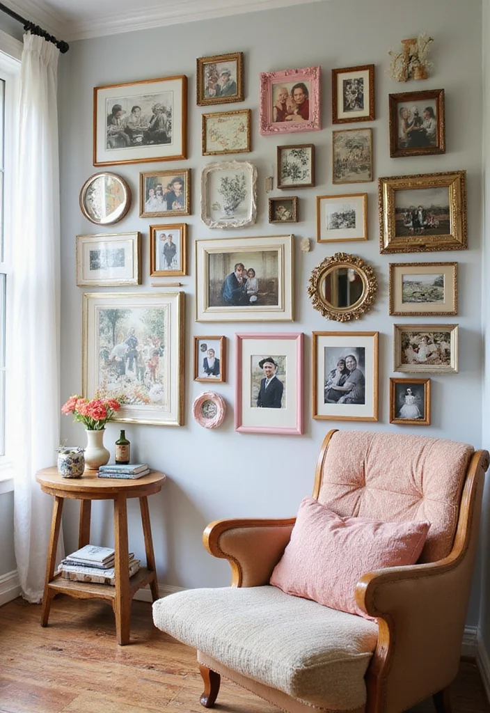 25 Stunning Photo Wall Concepts That'll Transform Your Space (You'll Want to Copy #12!) - 12. The Eclectic Mix 1