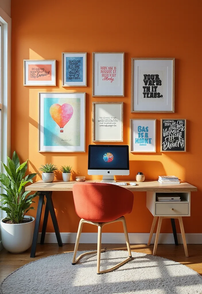25 Stunning Photo Wall Concepts That'll Transform Your Space (You'll Want to Copy #12!) - 23. The Home Office Inspiration Board 1