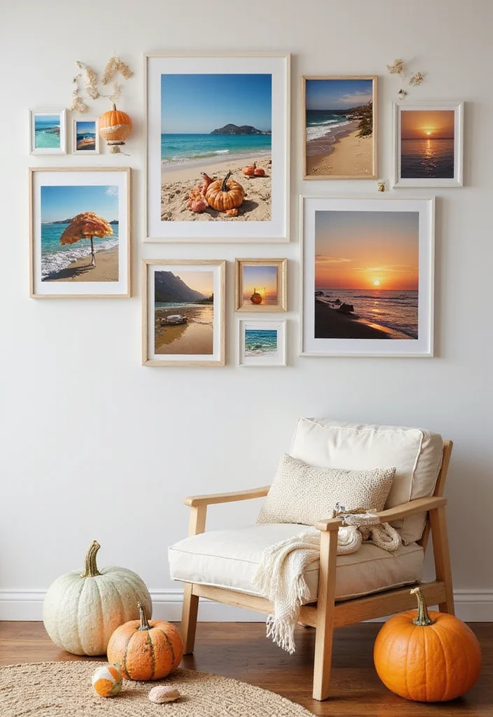 25 Stunning Photo Wall Concepts That'll Transform Your Space (You'll Want to Copy #12!) - 7. Seasonal Swap-Out Displays 1
