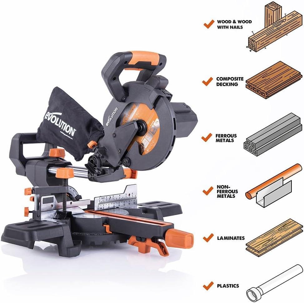 Evolution R185SMS+ Miter Saw Review: Our Shop Fit?