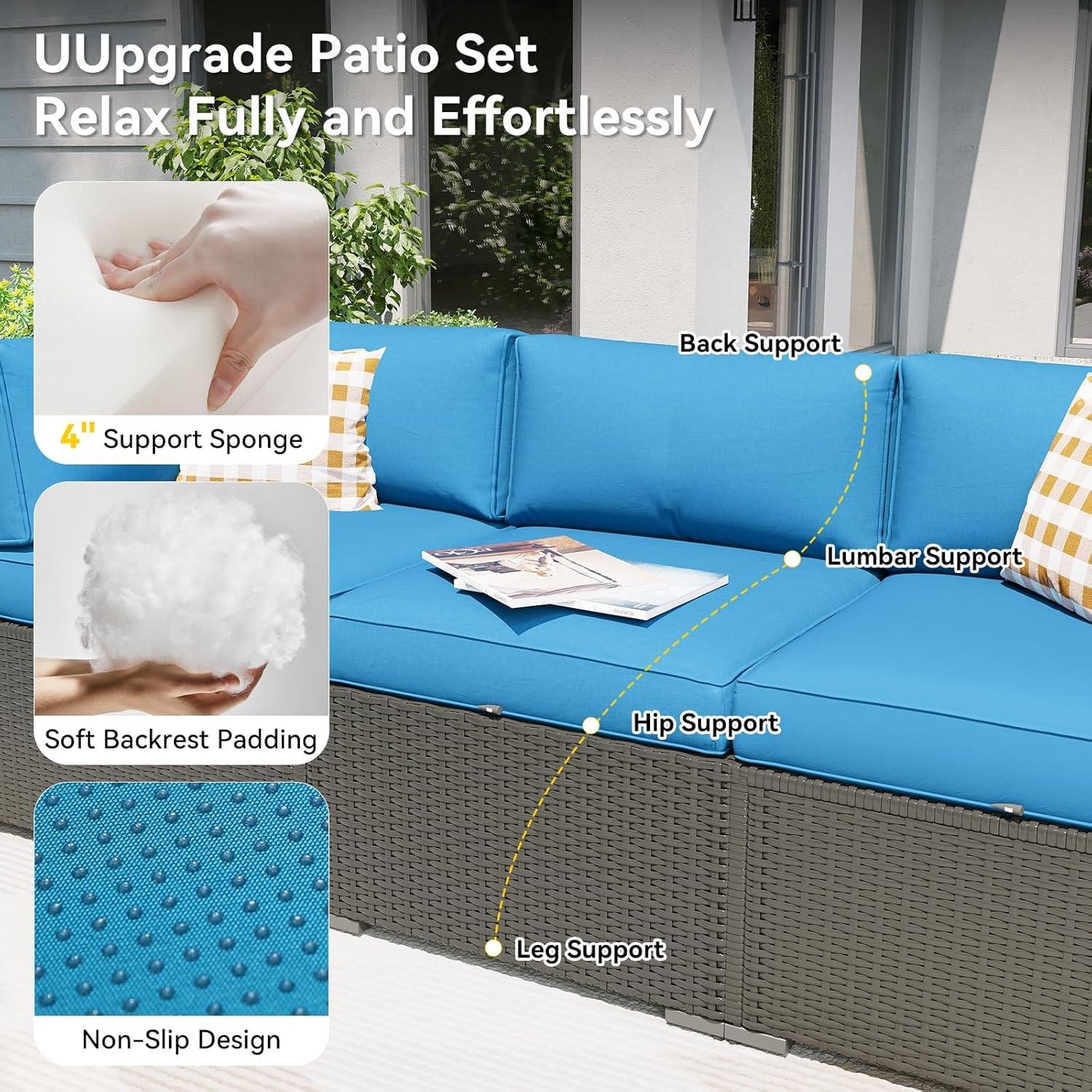 My Take on the Aoxun 7-Piece Patio Sectional Set