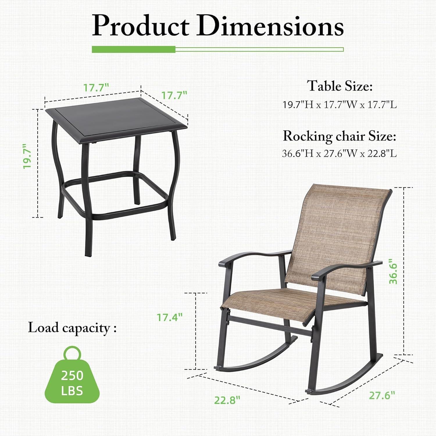 My Take: Shintenchi 3-Piece Rocking Bistro set
