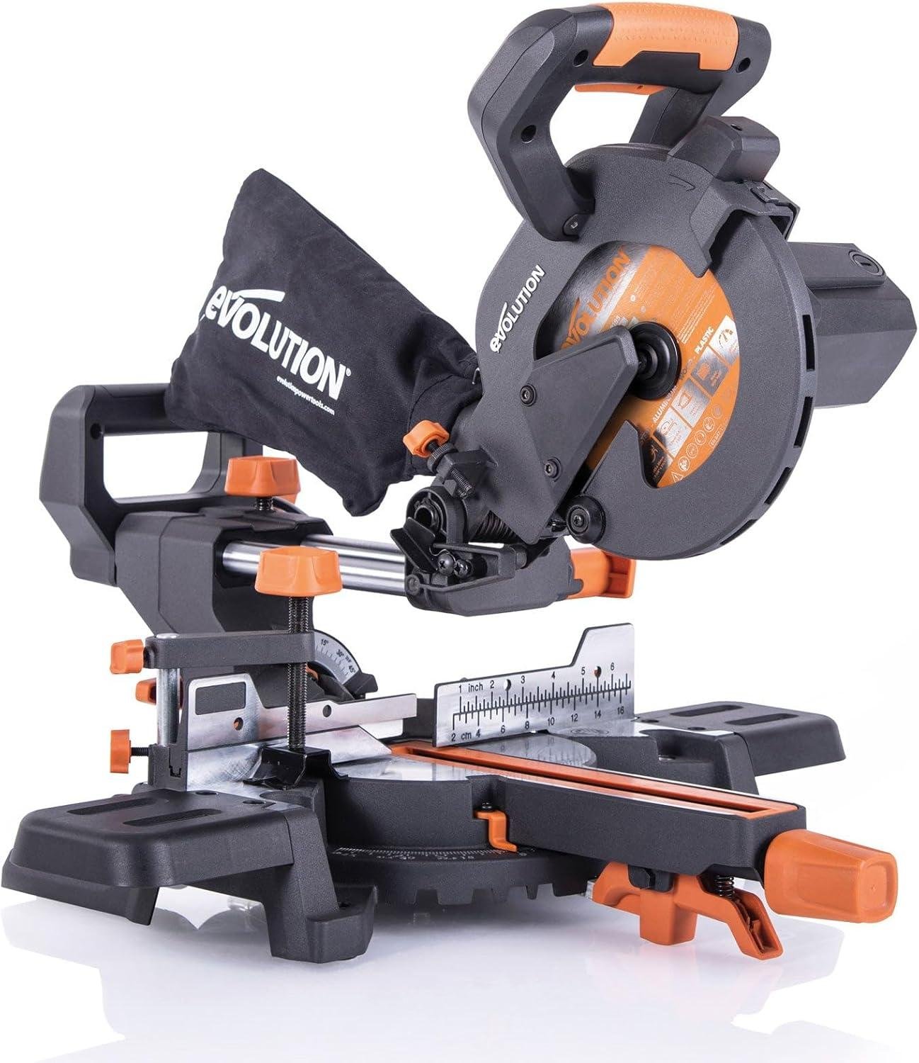 Evolution R185SMS+ Miter Saw Review: our Shop Fit?