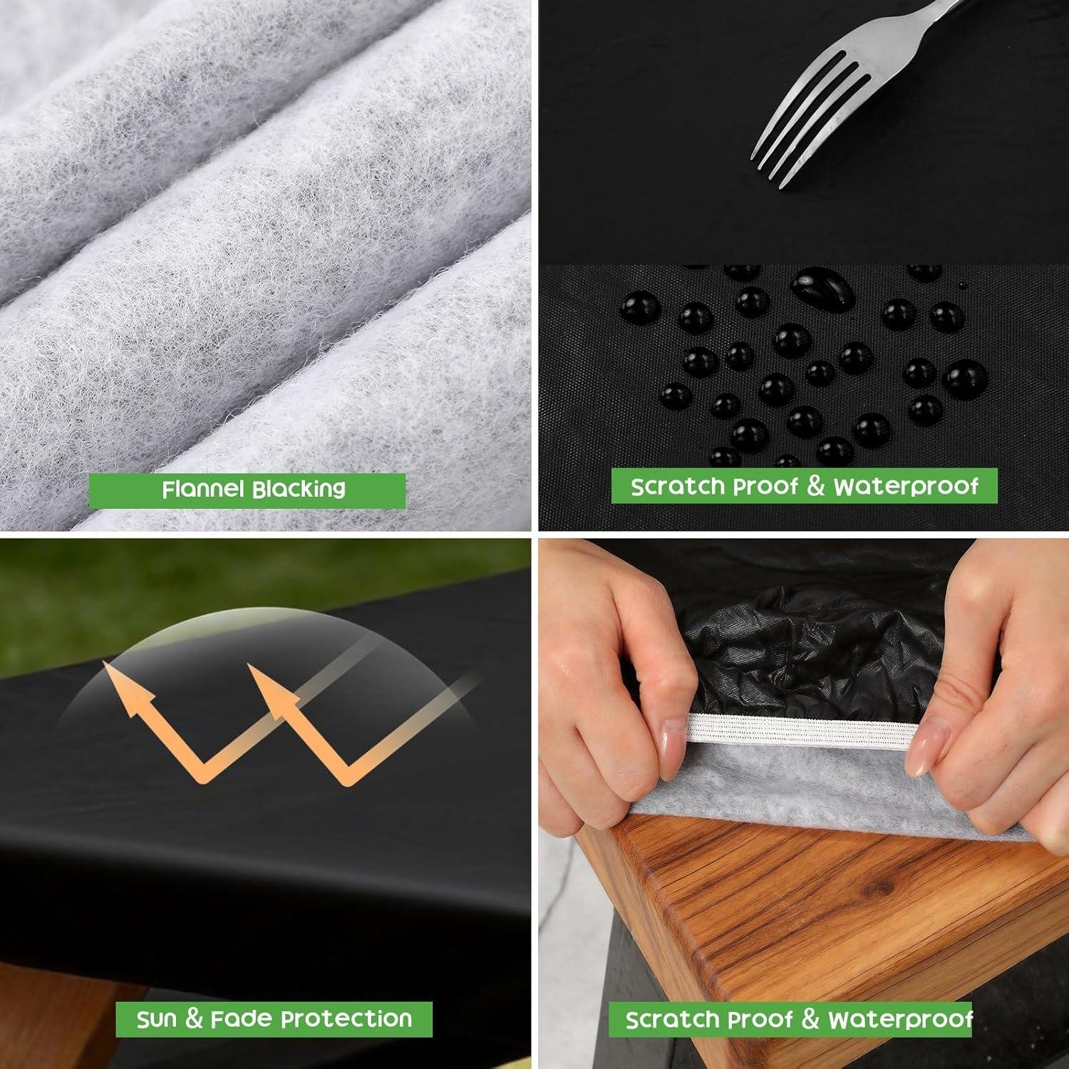 My Take: 6ft⁤ Waterproof Picnic Table & Bench Covers