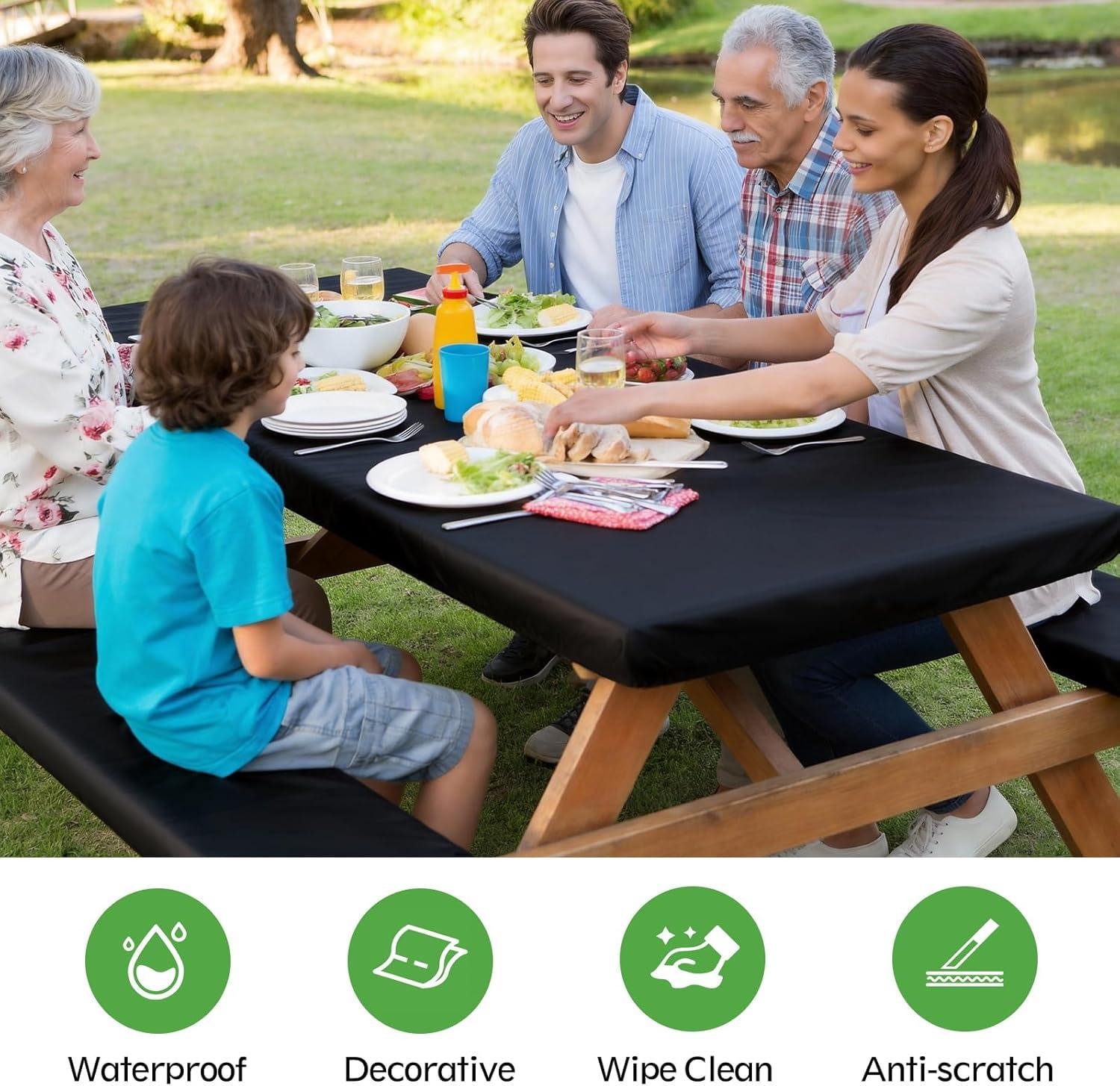 My Take: 6ft Waterproof Picnic Table & Bench Covers