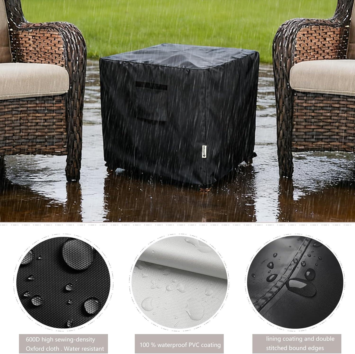 my Take on This 22” Waterproof Wicker Table Cover