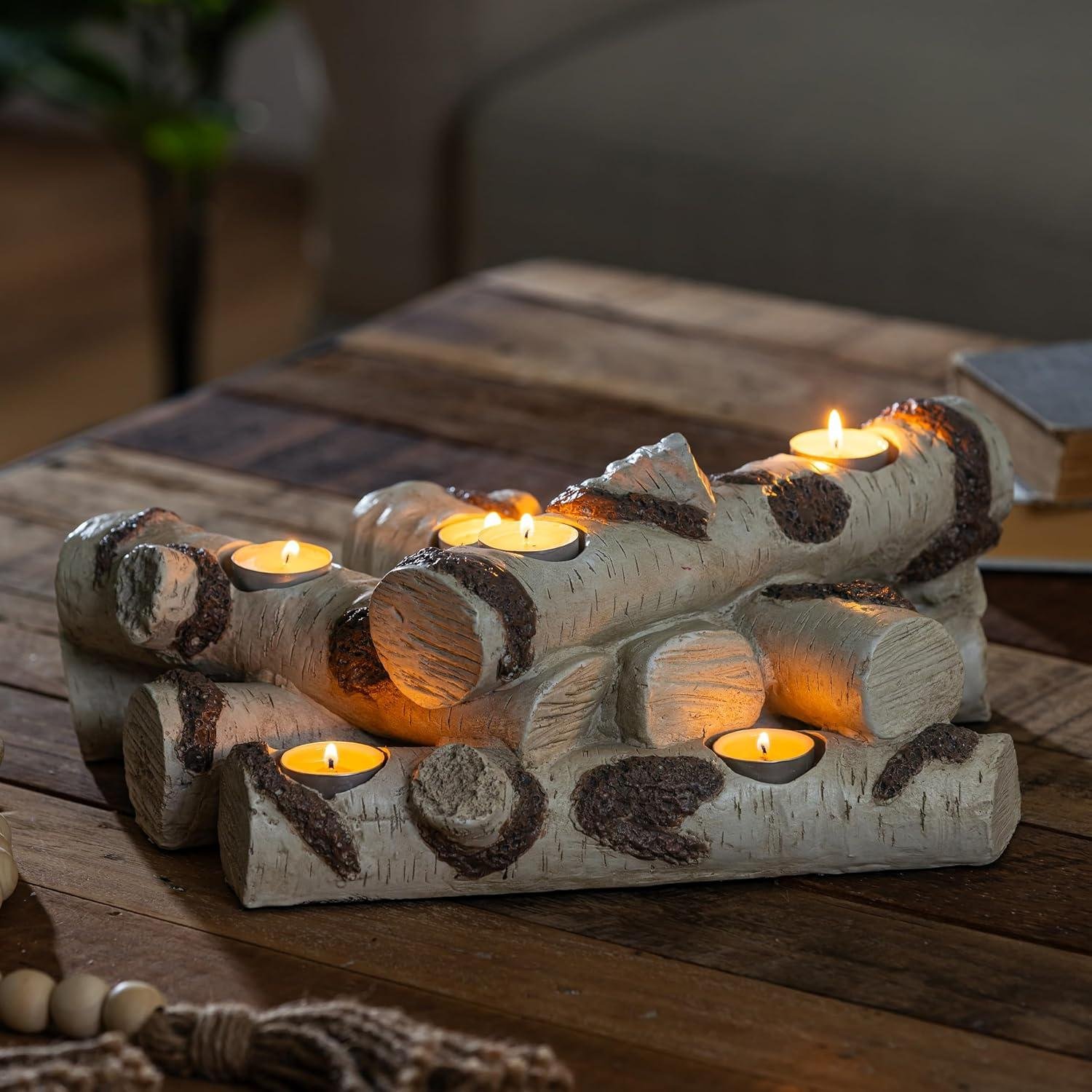 Plow & Hearth Log ​Candle Holder Review: Right Shop Tool?