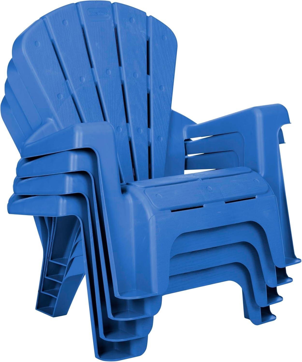 how I Use Little Tikes Blue Garden Chairs Outdoors