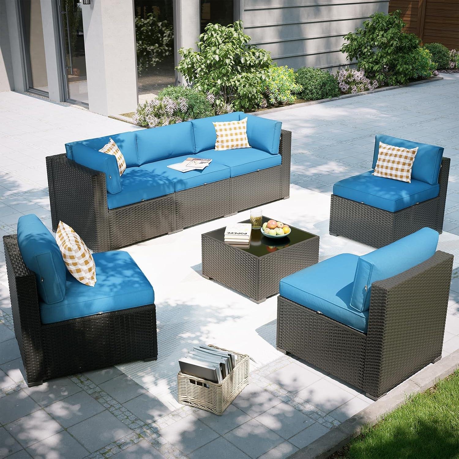My Take on the Aoxun 7-piece Patio Sectional Set