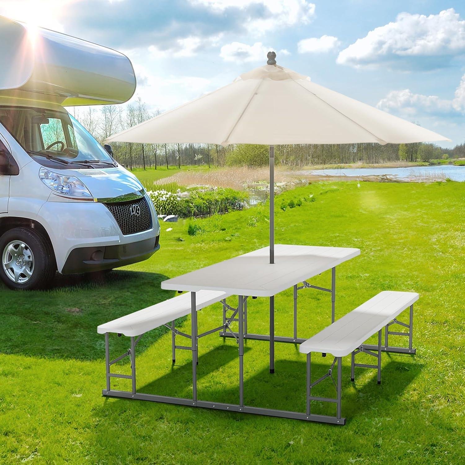 My ⁤Take⁣ on ⁢the VINGLI Folding Picnic⁢ Table‌ Set