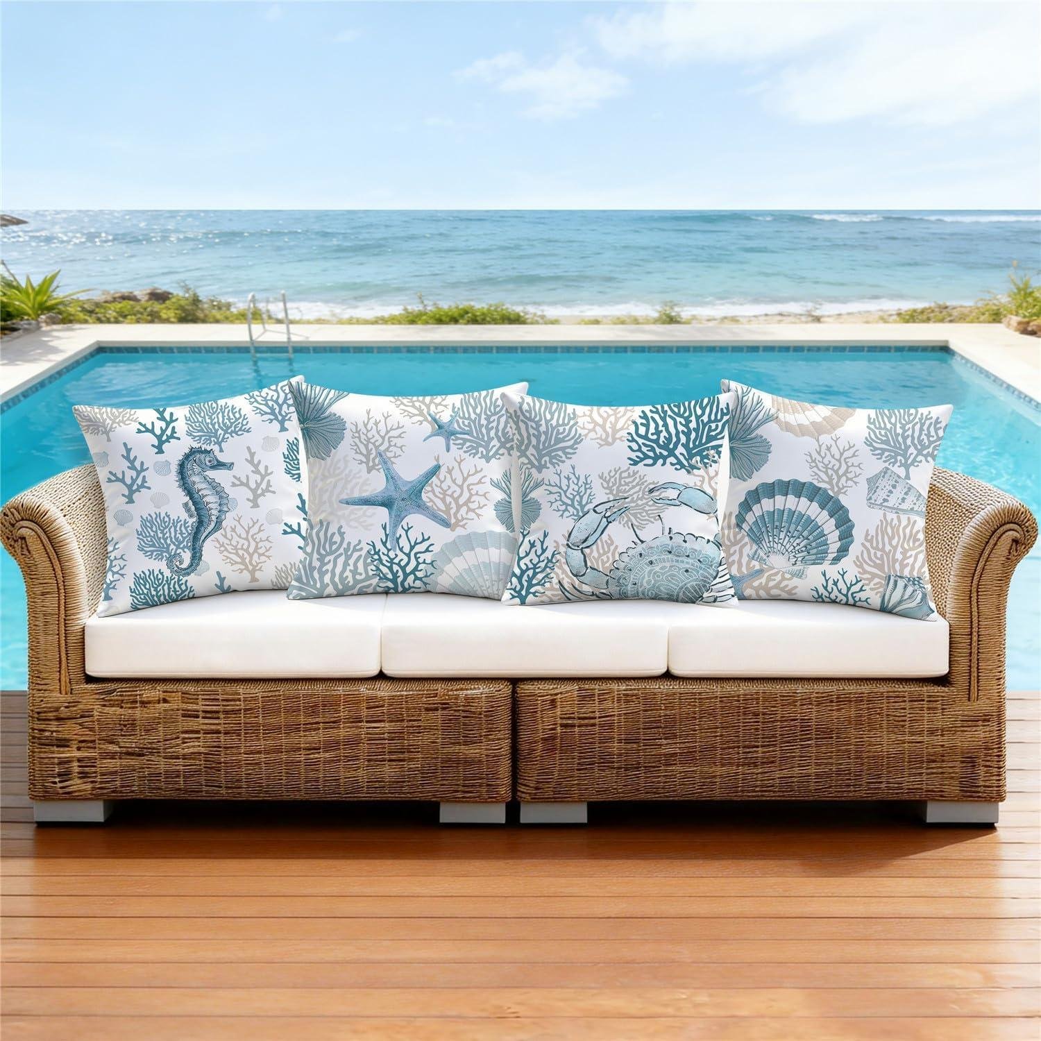 My ​Take: NIGHTWISH‍ Waterproof Coastal Pillow Covers (4)