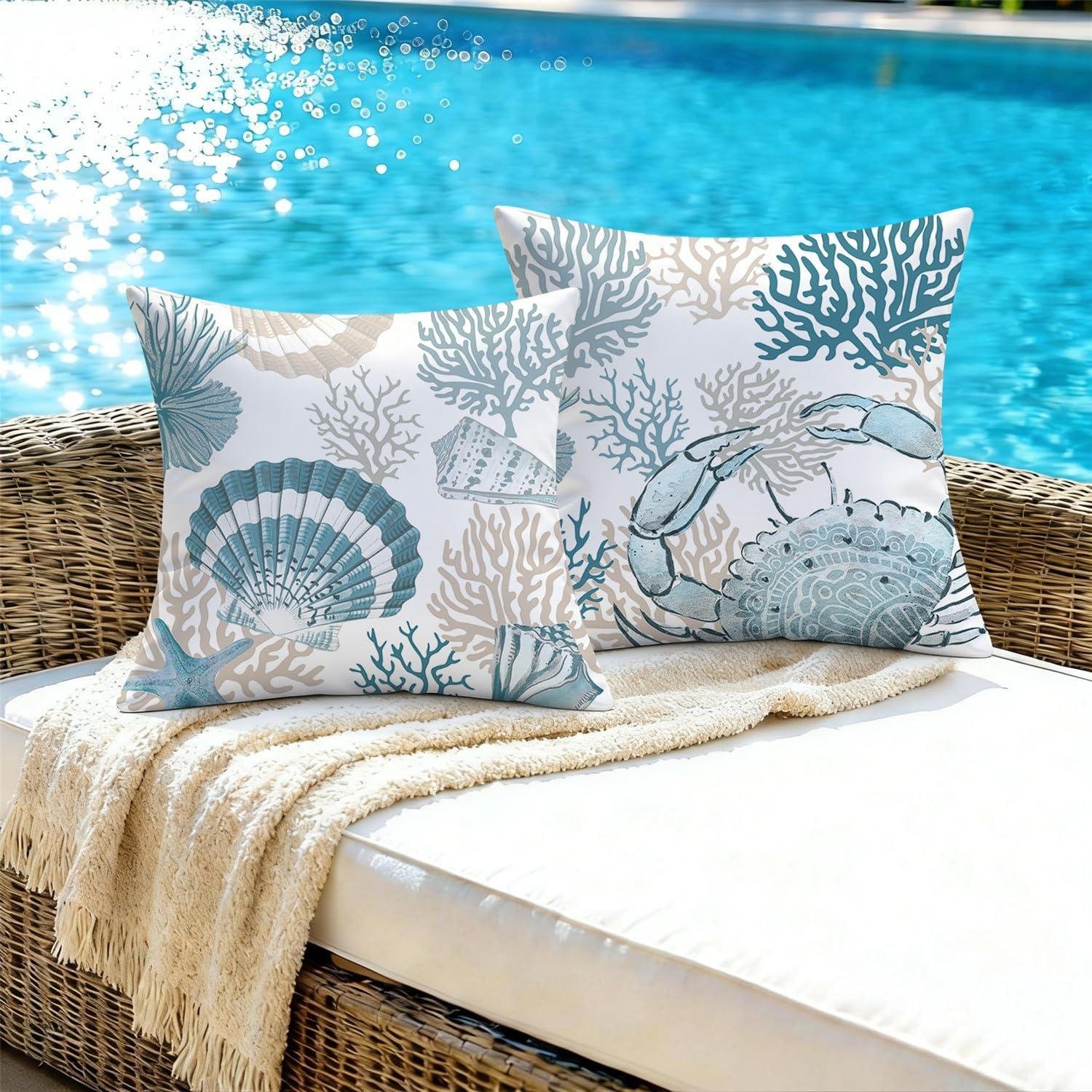 My‌ Take: NIGHTWISH ⁣Waterproof Coastal Pillow Covers (4)