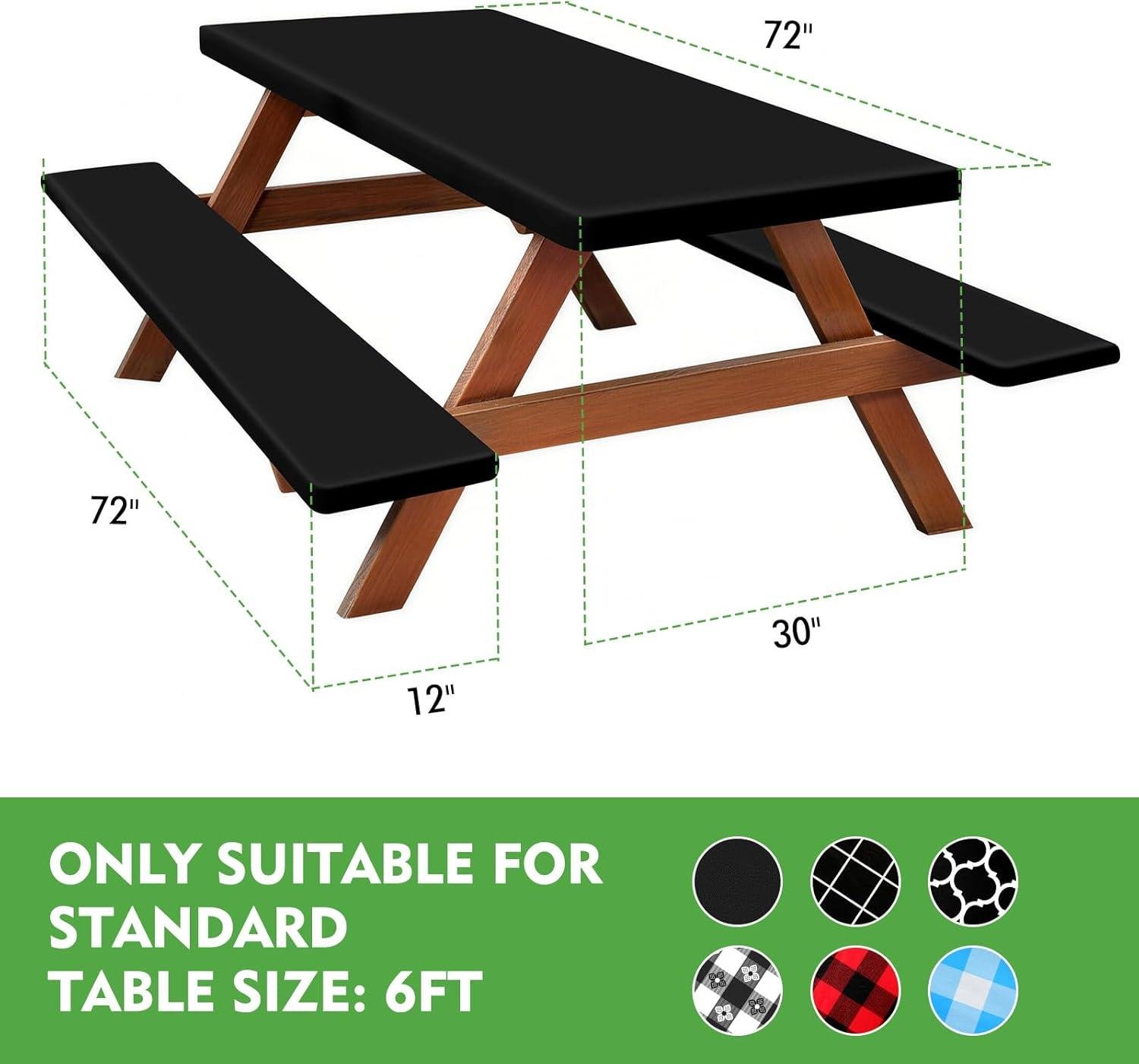 My Take: 6ft Waterproof​ Picnic Table & Bench Covers