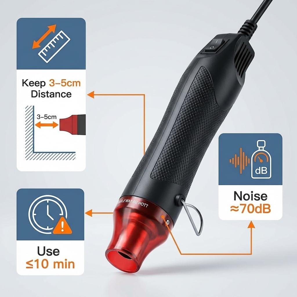 QWORK Mini Heat Gun Review: Right for Our Home Shop?